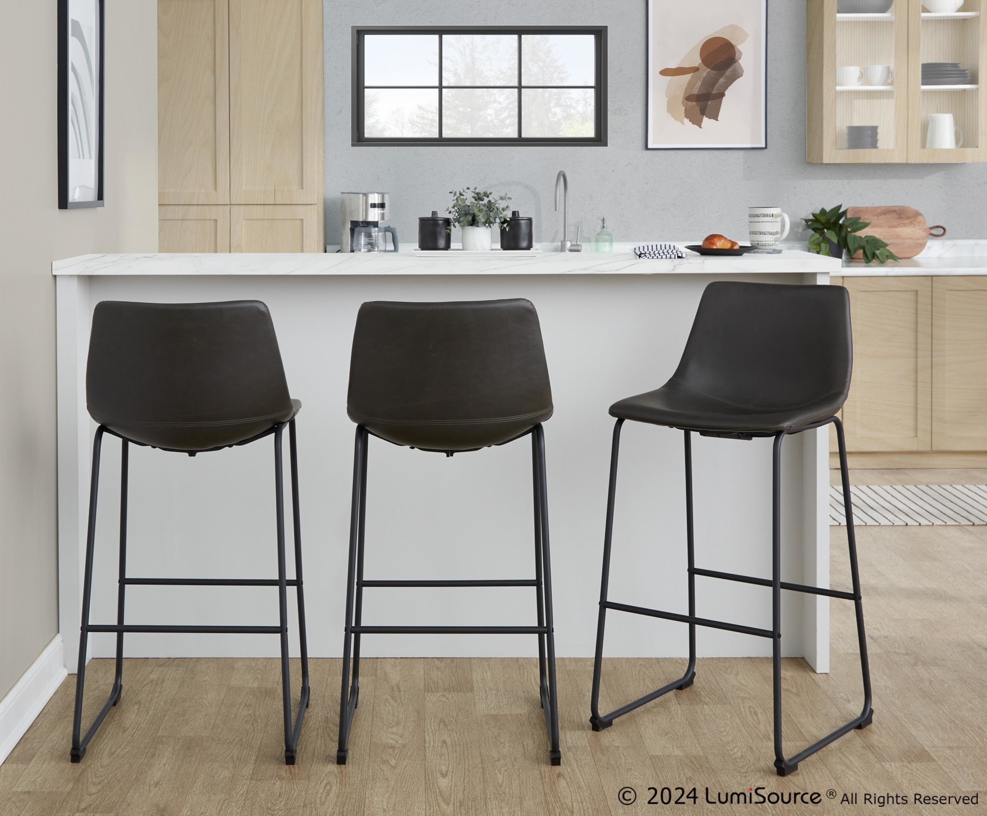 Duke 30" Fixed-height Barstool